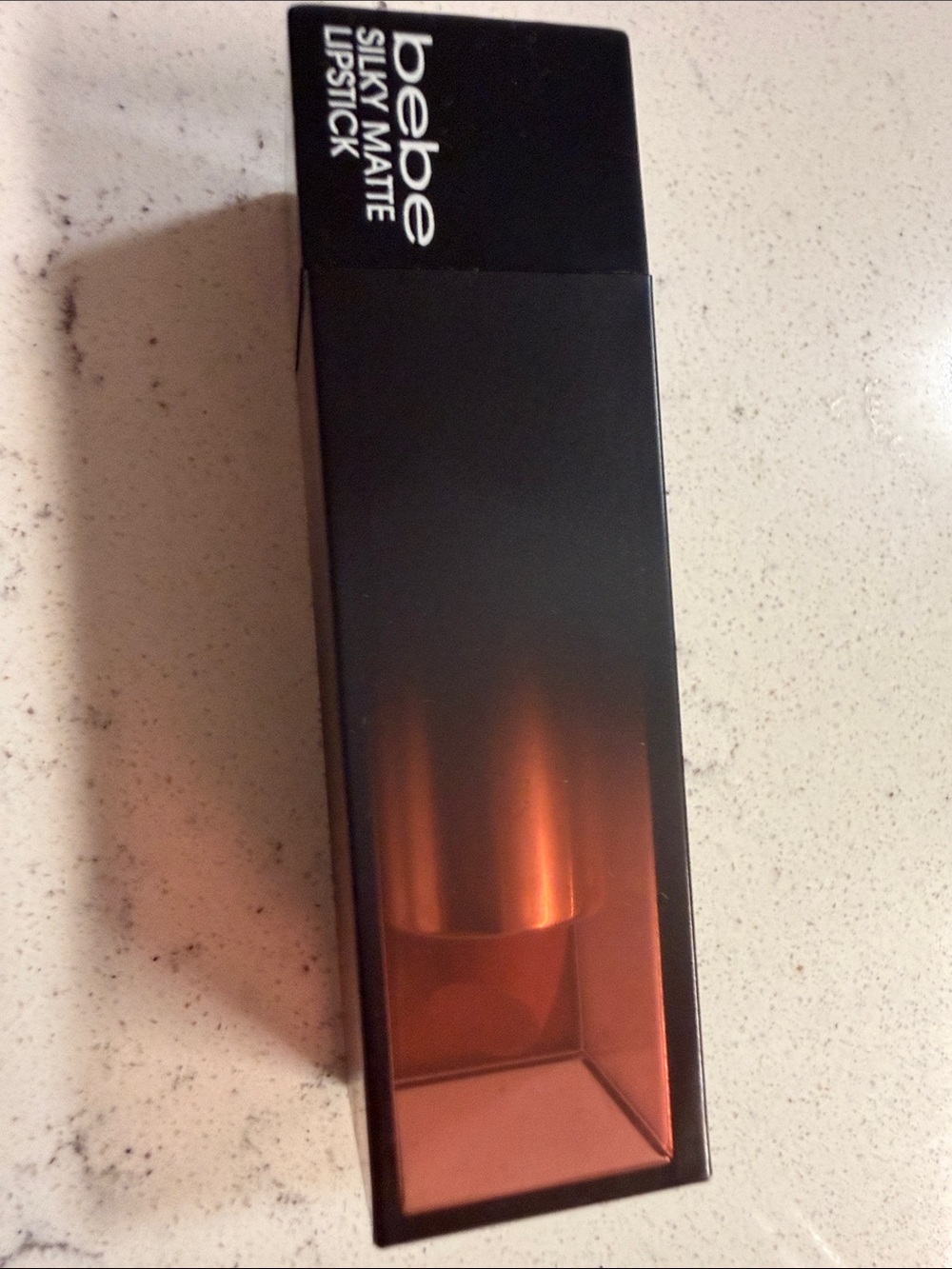 bebe Silky Matte Lipstick - Black & Copper soft brown